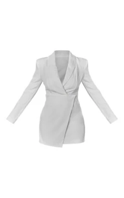Label PLT Robe Blazer Tissée Blanche à Jupe Portefeuille -Zeze Vetements Magasin 00a4da15858f8aa337d16dc1a89b8c25f8dbab20 cnc6212 5