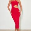 Robe Longue Moulante Rouge à Lanières Et Découpes -Zeze Vetements Magasin 02f5f8a6a9b6a7117a1cdeb024b5d6d61edefb33 CND2282 1