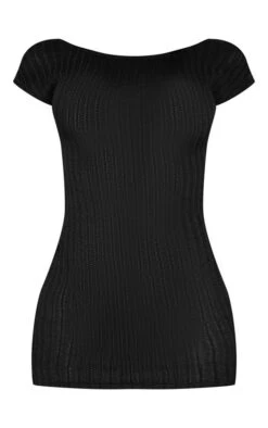 Robe Moulante Dos Nu Noire En Maille Côtelée Texturée à Mancherons 10 Robe Moulante Dos Nu Noire En Maille Côtelée Texturée à Mancherons -Zeze Vetements Magasin 04ffde88ec859ad65378109b21e47b18eb5654a0 cnd8871 5