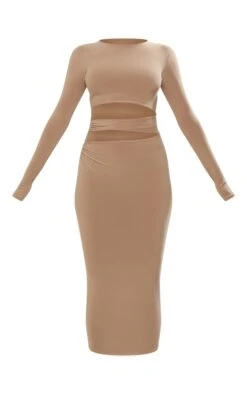 Robe Mi-longue Moulante Gris Pierre Découpée à La Taille à Détail Anneaux 11 Robe Mi-longue Moulante Gris Pierre Découpée à La Taille à Détail Anneaux -Zeze Vetements Magasin 07a73e7a06940b95bba762e50c2373cda49fb8ea cnd5856 5