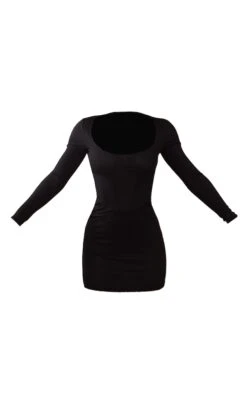 Mini Robe Corset Moulante Côtelée Noire à Coutures Et Col Carré 11 Mini Robe Corset Moulante Côtelée Noire à Coutures Et Col Carré -Zeze Vetements Magasin 0916e53ba631de2b6d32b470511478ec6f6c9051 cnd1316 5