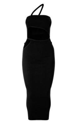 Robe Mi-longue Asymétrique En Maille Tricot Noire à Grosses Découpes -Zeze Vetements Magasin 0acb909e2862f76acfe3d62ddf28eebc0e3b7d57 cnc3228 5