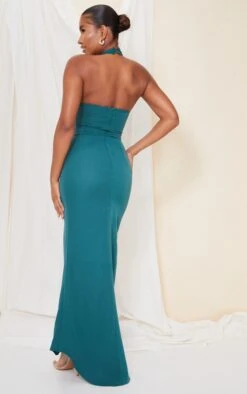 Robe Longue Style Corset Vert émeraude Croisée Devant -Zeze Vetements Magasin 14f359b5b98b06e148985f5277c1b867a6f0284b cmu3614 3