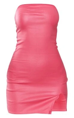 Robe Courte En Jean Enduit Rose à Ourlet Fendu -Zeze Vetements Magasin 154ad7e82f7fd06ac9630c0383e00b8c9b8499b5 cnd4414 5