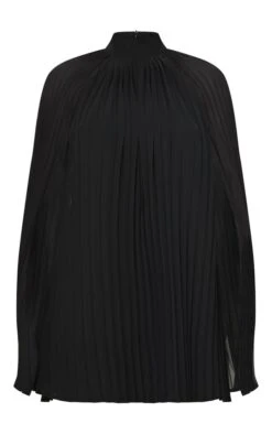 Robe Droite Style Cape Plissée Noire à Col Haut 11 Robe Droite Style Cape Plissée Noire à Col Haut -Zeze Vetements Magasin 15751239c20117d01369d657163dc394c585a8ea cmn7019 5