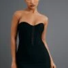 Robe Bustier Noire En Bandage à Agrafes Et Oeillets -Zeze Vetements Magasin 1b40a8f03749043e057aed62ab7139db9f1df282 cnc3020 1