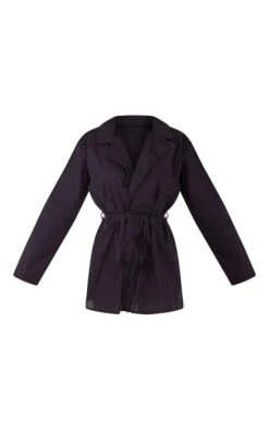 Zero Robe Chemise Noire Nouée Sur La Taille à Col En V Et Poches -Zeze Vetements Magasin 1e56cb8a6092b6218ac2a012a0b2292d7f501ca8 cna3096 5