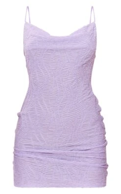 Robe Droite Texturée Lilas à Col Bénitier Et Bretelles -Zeze Vetements Magasin 238f3d447063a1368be780acc497541b3bae3bcd cne7706 5