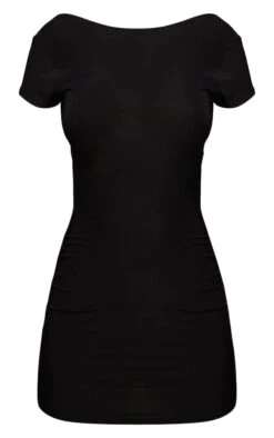 Robe Très Moulante Noire à Manches Courtes Et Dos échancré -Zeze Vetements Magasin 3691d7d7cdcc0daf768aee732d12616e196f22a9 cnc7665 5