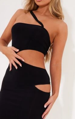 Robe Longue Moulante Noire à Lanières Et Découpes -Zeze Vetements Magasin 38adc5d03e7730c53d1cc5d0b6253a4c69166d25 CND2283 4