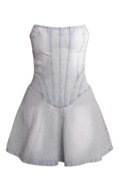 Mini Robe En Jean Délavé Bleu Clair Détail Coutures -Zeze Vetements Magasin 392c8d60aeee7318cd05414fd4c43b08d672b38d cnd9325 5