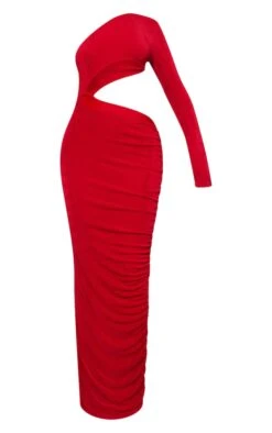 Robe Asymétrique Longue Moulante Rouge En Acétate Découpé -Zeze Vetements Magasin 396074559f517c24229419f0ade7b5c10705e1b6 cnb5155 5
