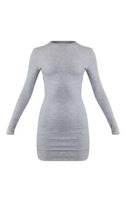 Robe Moulante En Jersey Gris Chiné à Dos Nu Noué Et Manches Longues -Zeze Vetements Magasin 428766d46b69fcc9b2316f8d535d8e92a346586d cnd1259 5