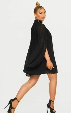 Robe Droite Style Cape Plissée Noire à Col Haut 8 Robe Droite Style Cape Plissée Noire à Col Haut -Zeze Vetements Magasin 4f53f5fdad01fadf618e97cc41aa5a29fa785fbc cmn7019 2