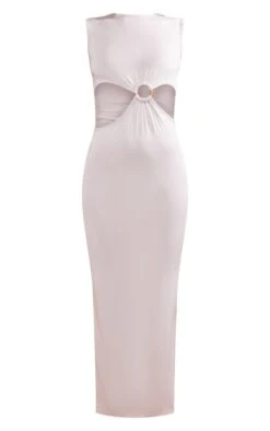 Robe Longue En Jersey Gris Pierre à Anneau -Zeze Vetements Magasin 4f7c326cb33730d2eb04fb85da32c2f9acb290be cnd5425 5