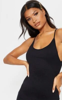 Robe Longue Noire à Bretelles Et Côtés échancrés -Zeze Vetements Magasin 51759df63470399f8312a174f549024cc5ee6d81 CMB9864 5