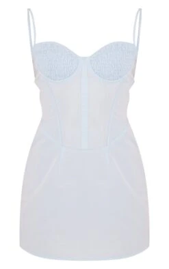 Robe Corset Moulante Tissée Bleu Vif à Buste Froncé -Zeze Vetements Magasin 52d85db7e037d66ce9be6810fbbf4c015dc15c72 cne8498 5