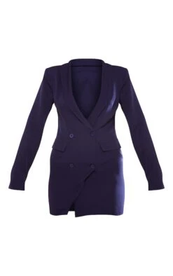 Robe Blazer Bleu Marine à Double Boutonnière Et Ourlet Asymétrique -Zeze Vetements Magasin 592ac0ab7927d17e7dbdd76df8b108210eae5e1d cnc6161 5
