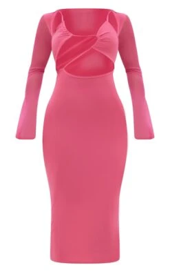 Robe Mi-longue Rose Moulante Découpée à Manches En Mesh 11 Robe Mi-longue Rose Moulante Découpée à Manches En Mesh -Zeze Vetements Magasin 62f00a153533e382c9c30a9d0d57c09c5f6c2a81 cna1155 5