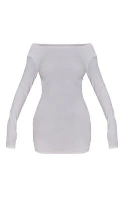 Robe Moulante Manches Longues En Jersey Crème à Détail Contours Et Dos Nu Bénitier -Zeze Vetements Magasin 639b7888f0b8f633610cca0706cb81f6797cba99 cnd4082 5