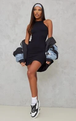 Robe Moulante Côtelée Noire à Dos Nageur Et Contours -Zeze Vetements Magasin 64ffe19ed05076d617bab3b5c651d5ae7e34038e cmv8436 3