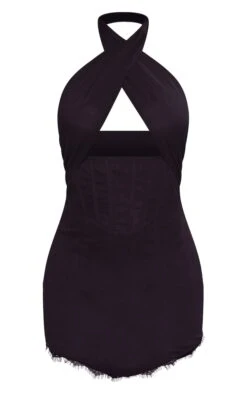 Robe Moulante En Mousseline De Soie Noire Dos Nu Croisé à Ourlet En Dentelle 11 Robe Moulante En Mousseline De Soie Noire Dos Nu Croisé à Ourlet En Dentelle -Zeze Vetements Magasin 698b1fb95366842994b9aa8cc00159b95dc1d6ae cnd0369 5