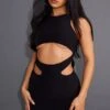 Robe Très Moulante Noir Profond à Dos Nageur Et Taille Découpée -Zeze Vetements Magasin 75b4a8df6f297d501519b60e5c9d47be81c5466b cnc2322 1