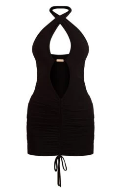 Robe Très Moulante Froncée Noire à Découpes Et Empiècement -Zeze Vetements Magasin 7cdd656ef0f34060c527a378e034b72924fa0c8a cnd7665 5