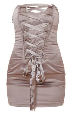 Robe Bustier Moulante Satinée Taupe Détail Corset à Rubans Lacés -Zeze Vetements Magasin 845e2c70ef9360574dec2aa9cb9dc8a1866ed170 cnd0014 5