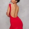 Robe Cache-coeur Très Moulante Rouge à Col Bénitier Et Dos Nu -Zeze Vetements Magasin 88544d1f933eda57adf7294f6313e773b7d67718 cnb9227 1
