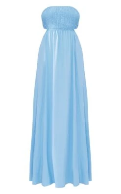 Robe Longue Bleue à Buste Froncé Et Découpes Dans Le Dos -Zeze Vetements Magasin 8b1b4dd3f1c0b8e4bab3fadd6245cc5c26eaaa19 cne1531 5