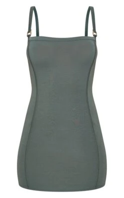 Robe Moulante En Jersey Kaki Mousse à Liserés Et Empiècements -Zeze Vetements Magasin 8ef14f1758628d41b92a6f65f308347b8dfdad20 cnd2290 5