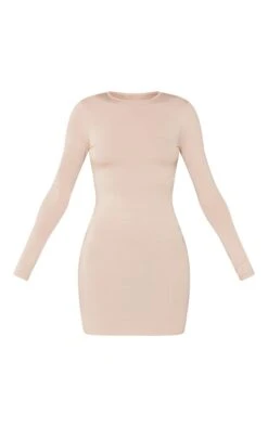 Robe Moulante Sable En Jersey à Manches Longues Avec Dos Nu Et Liens à Nouer -Zeze Vetements Magasin 8fc53db3d272d3b8d6f62c26717ae6db58606d7a cnb8093 5