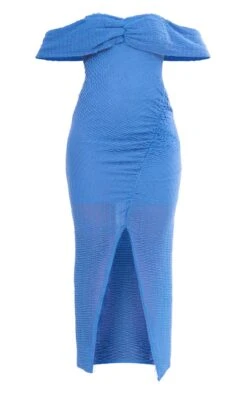 Robe Asymétrique Longue Texturée Bleue à Col Bardot Et Fronces 11 Robe Asymétrique Longue Texturée Bleue à Col Bardot Et Fronces -Zeze Vetements Magasin 9173a68a82eb73da6047e452fb29d58fcb2bfaa4 cnd7629 5