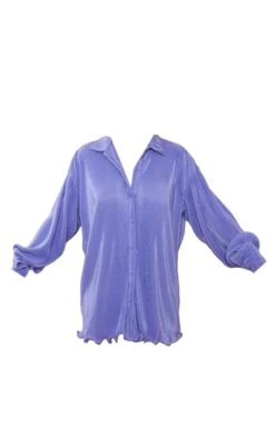 Robe Chemise Lilas Plissée à Ourlet Volanté -Zeze Vetements Magasin 9569671200f943b6a11f8e11bb32ec6486062878 cnd2233 5