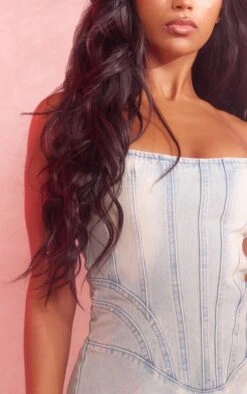 Mini Robe En Jean Délavé Bleu Clair Détail Coutures -Zeze Vetements Magasin 97b6ac5e2560d6eb8fb7d02b9159b0939f87de9c cnd9325 4