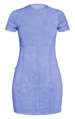 Robe Moulante Javélisée En Coton Bleu à Détail Coutures Et Corset -Zeze Vetements Magasin 9a26c4140ab76a907c14e4a343106c169a376208 cnd5434 5