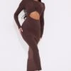 Robe Longue En Jersey Chocolat Découpée à Noeud -Zeze Vetements Magasin 9a9f69cfaed20cc4adf593345c4bca353f3f41c0 cnc9053 1