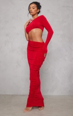 Robe Asymétrique Longue Moulante Rouge En Acétate Découpé -Zeze Vetements Magasin 9b64d335ff77f490b8193849fdec2ca61679bd6d cnb5155 3