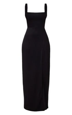 Robe Longue Noire à Col Droit -Zeze Vetements Magasin 9c0de4123c6db69b27626bb1e0f43ac2a0db4a07 clt1602 6