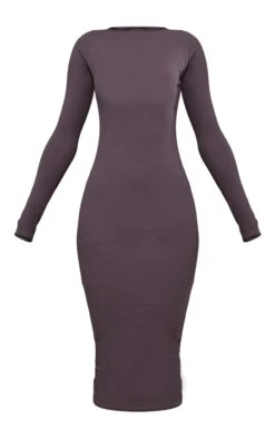 Logic Robe Mi-longue Côtelée Bleu Acier Basique à Manches Longues -Zeze Vetements Magasin a3acda729fd1f2e97bd80eabf80df8781e56b84d cnc3017 5