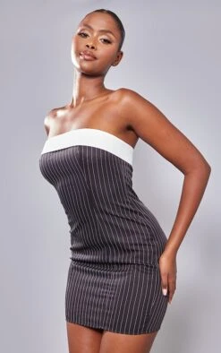 Robe Bustier Moulante Noire à Fines Rayures -Zeze Vetements Magasin a420b3828b2cf09997d90b313a95690c6e53f181 cnb9648 3