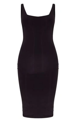 Robe Mi-longue Noire à Bretelles -Zeze Vetements Magasin a5598a09e6521a43d287fb3dc7f4aaf1fdb1856d cmc0376 6
