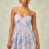 Robe Droite Bleue En Organza à Fleurs En Jacquard Et Armatures -Zeze Vetements Magasin ac65a5f7e6c8c066433fca82a9b73fe7ed2370d5 cne8538 1