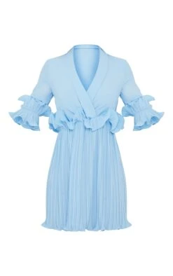 Robe Patineuse Bleu Ciel Plissée à Volants -Zeze Vetements Magasin b1a646f1597a4a3fb260aee7f9cbdce9876dac77 cms4614 6