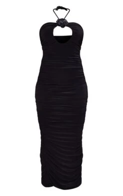 Robe Longue Moulante Noire à Dos Nu Détail Rose -Zeze Vetements Magasin bc7b7fa4c6177ce2517b3e950e83055dc094ed14 cne3454 5