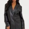 Robe Blazer Oversize En Similicuir Noir -Zeze Vetements Magasin c70d91c1b4b808be354cc273a761df429794df0e cna3016 1