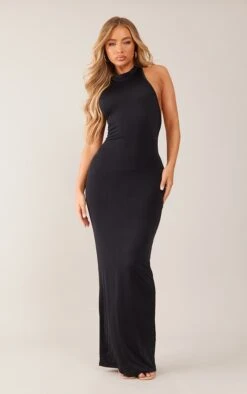 Robe Longue Moulante Sans Manches Asymétrique Noire à Dos Découpé -Zeze Vetements Magasin cb5b75a92706c0a0493839cc7e69796a74f23282 cnd7667 3