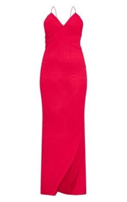 Robe Sirène Longue Tissée Stretch Rouge -Zeze Vetements Magasin cbd29f33365360ecaa25a0b842e6ec766e080421 cnd9015 5