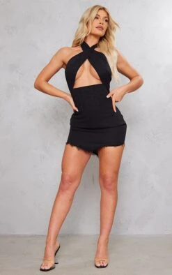 Robe Moulante En Mousseline De Soie Noire Dos Nu Croisé à Ourlet En Dentelle 9 Robe Moulante En Mousseline De Soie Noire Dos Nu Croisé à Ourlet En Dentelle -Zeze Vetements Magasin ccc92095fd4d18f8fa35495f634d1775848281e5 cnd0369 3